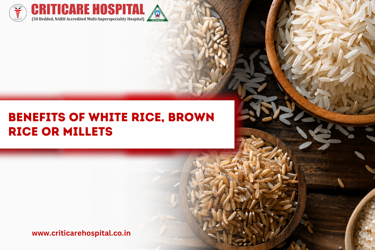 White Rice, Brown Rice or Millets