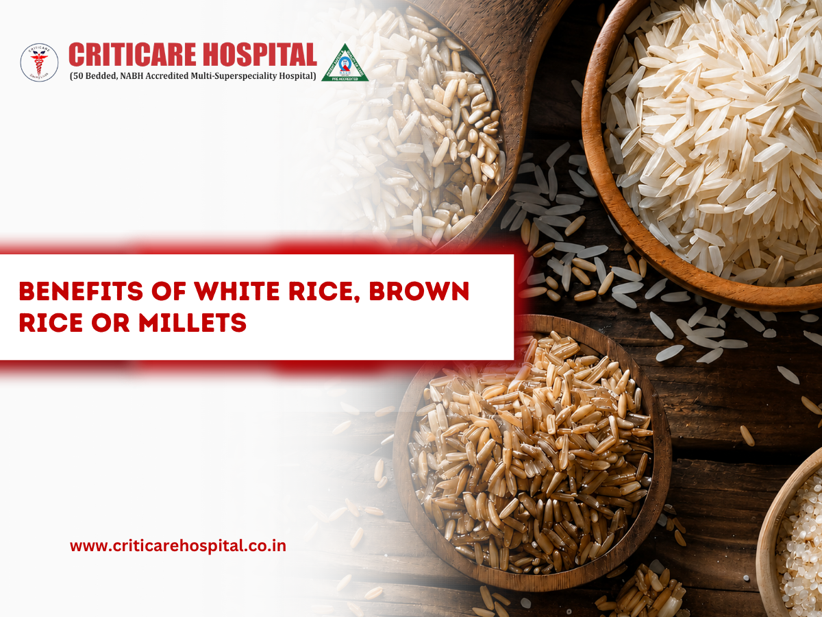 White Rice, Brown Rice or Millets