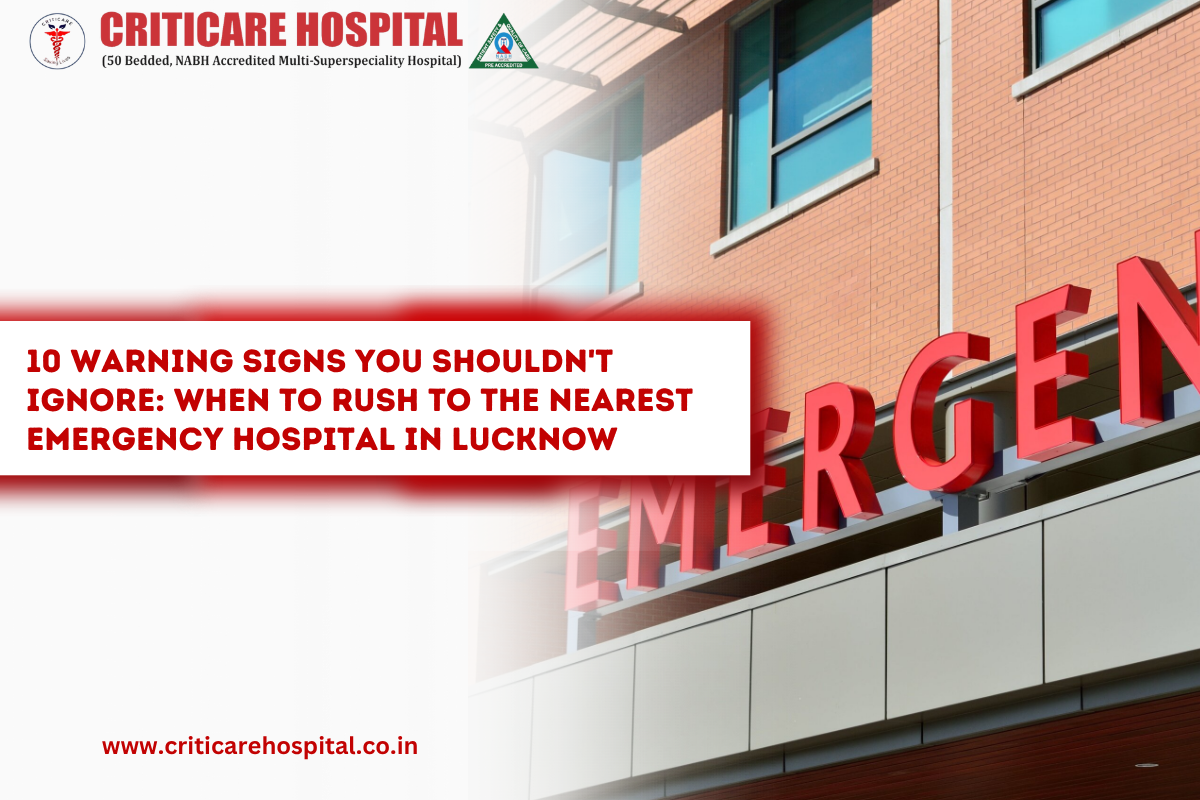 Emergency hospital in Lucknow