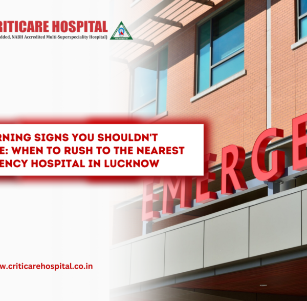 Emergency hospital in Lucknow