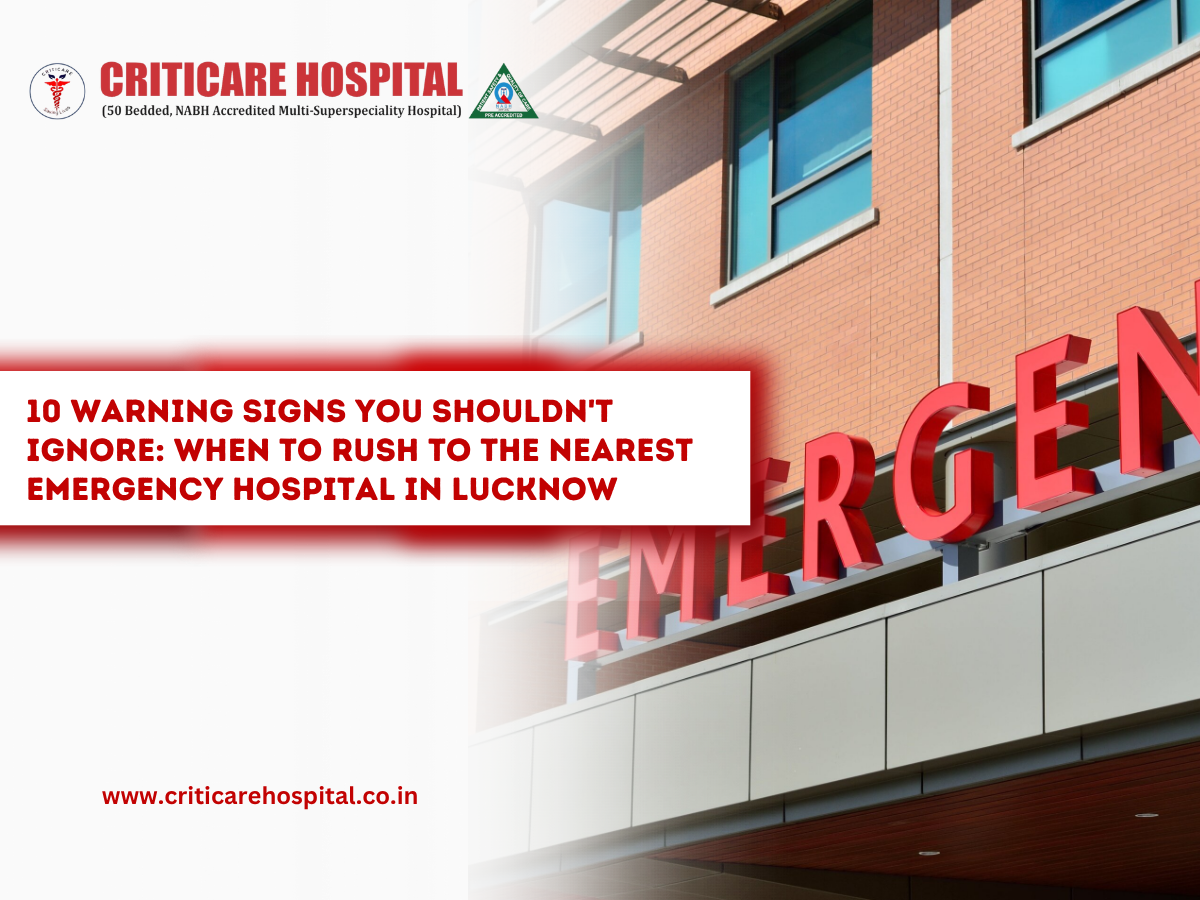 Emergency hospital in Lucknow